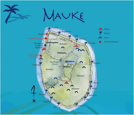 Mauke Map